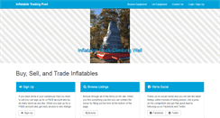 Desktop Screenshot of inflatabletradingpost.com